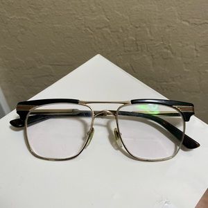 GUCCI Glasses GG0287S Square Black 52 mm Men's Sunglasses Authentic